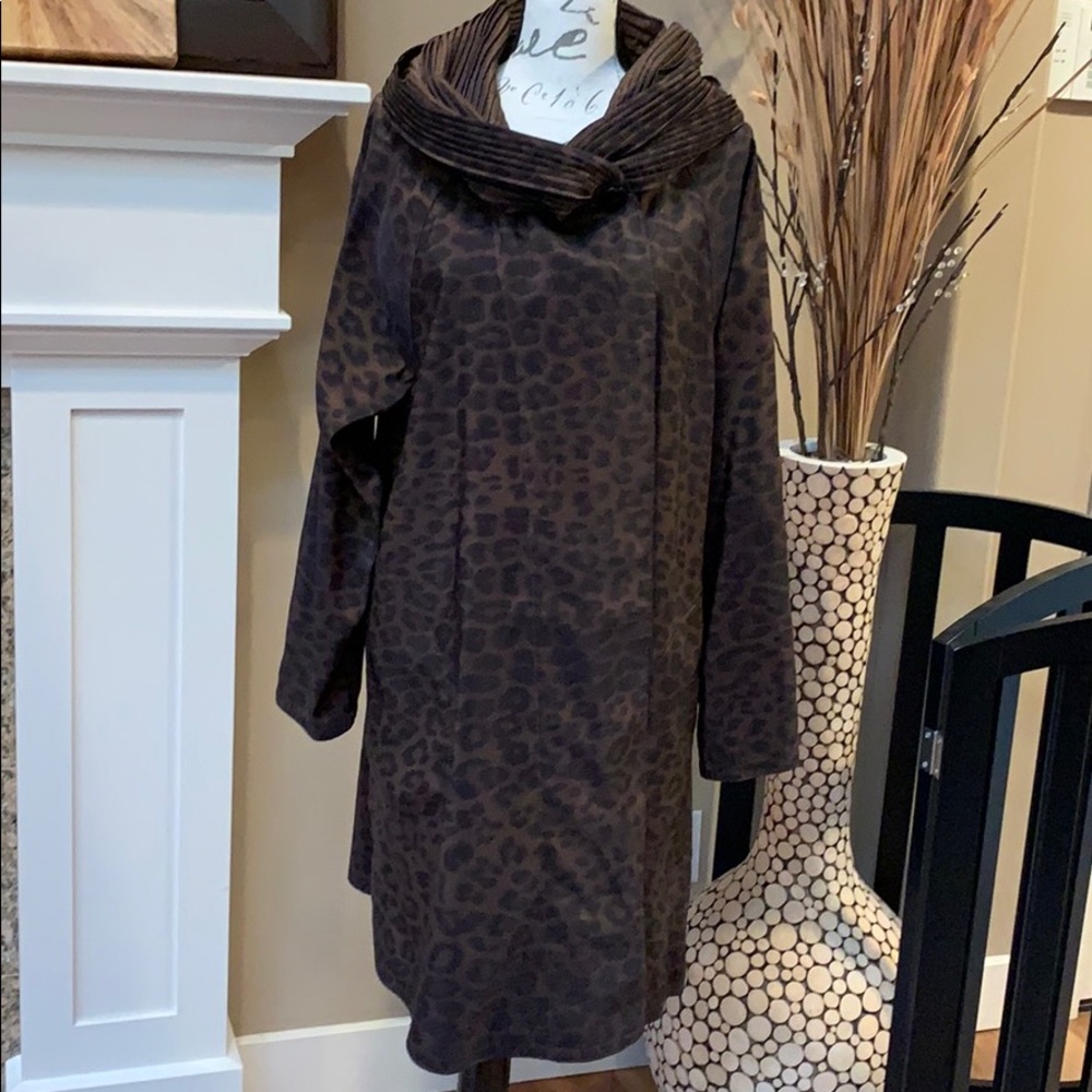 Mycra PAC Donatello Leopard print Raincoat, L/XL